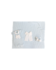 Set Maglia Inglese Cotone - Pagliaccetto Con Fiocco §433