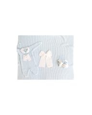 Set Maglia Inglese Cotone - Tutina Con Fiocco §435