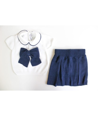 Outfit With Bow (T-shirt + Skirt) §466