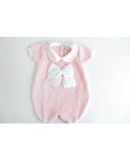 English Cotton Jersey Series - Romper With Bow §488