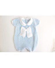 English Cotton Jersey Series - Romper With Bow §489