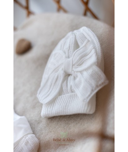 Set Wide Rib Cotton - Onesie With Bow §497