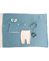 Set Rete Lana 2 femminuccia taglia 1 mese en