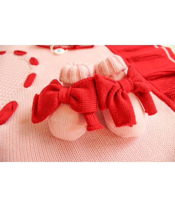 Set Cuore Fettuccia Lana 2 taglia 1 mese en