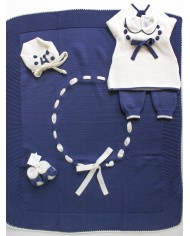 Set Fettuccia Collana Lana taglia 3 mesi en