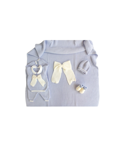 Set Maglia Inglese Maglia + Pantalone (Celeste-Bianco) §30