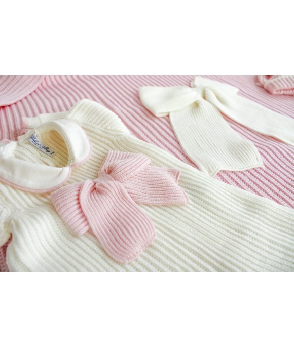 Set Maglia Inglese Tutina (Rosa-Bianco) §31