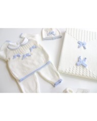 Set Fiocchetti Lana Maglia + Pantalone §50