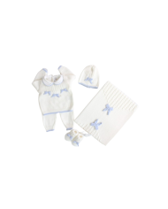 Set Maglia inglese Lana 7 taglia 3 mesi grigio en